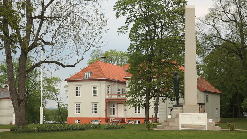 Old building where the Constitution of Norway was signed 200 years ago. Named Eidsvollbygningen