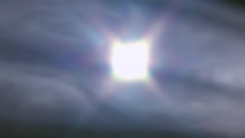 real smoke clouds light generated from projected light against a fog machine