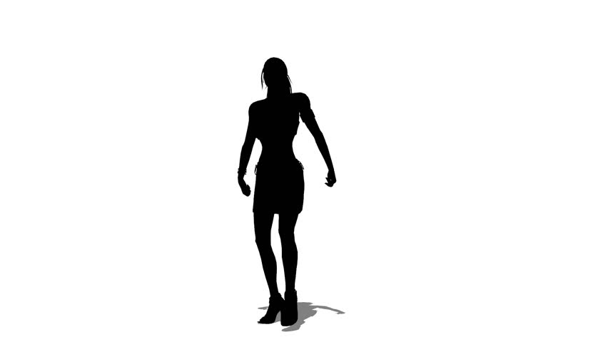 silhouette of woman