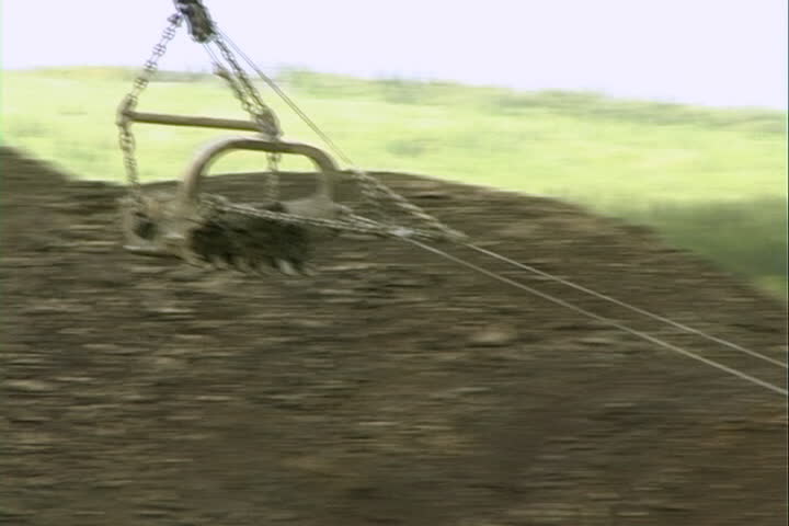 Excavator in a quarry.