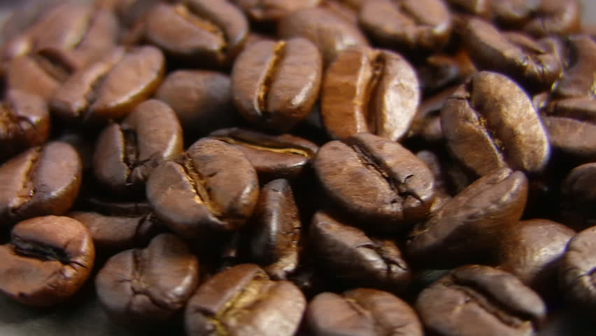 coffee beans, rotate, macro