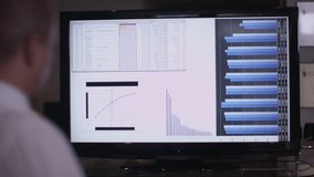 Man looking at graphs and charts - Powered by Shutterstock - Get 15% off with code: PIKWIZARD15