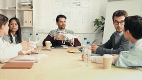 Business meeting about drone technology quadcopter presentation - Powered by Shutterstock - Get 15% off with code: PIKWIZARD15