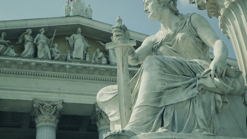 Austria Vienna Parliament sculptures