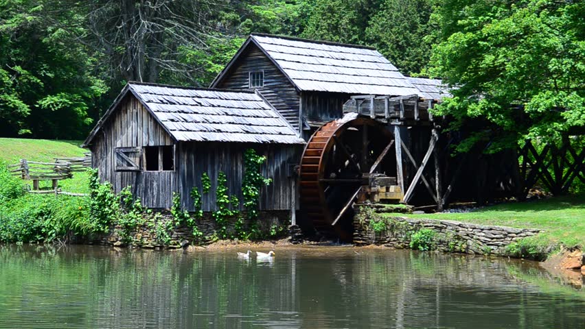 Mabry Mill Virginia Scenes In Stock Footage Video (100% Royalty-free 