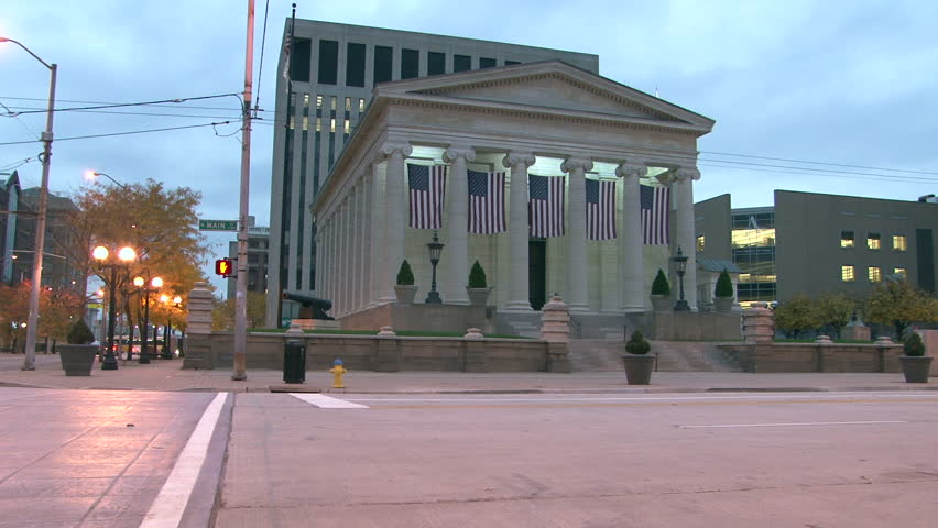 Historic Dayton Courthouse in the Evening