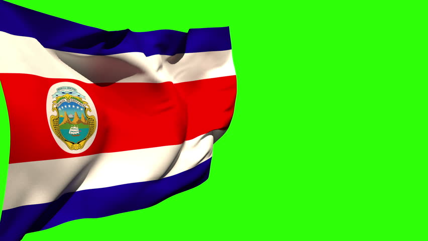 Large Costa Rica National Flag Stock Footage Video (100% Royalty-free) 6567320 | Shutterstock
