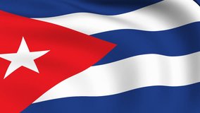 Flying Flag of Cuba | LOOPED |