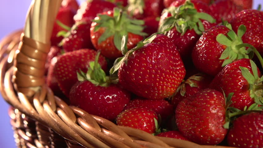 Fresh Strawberries Bowl On Wooden Table Stock Photo 408781099 ...