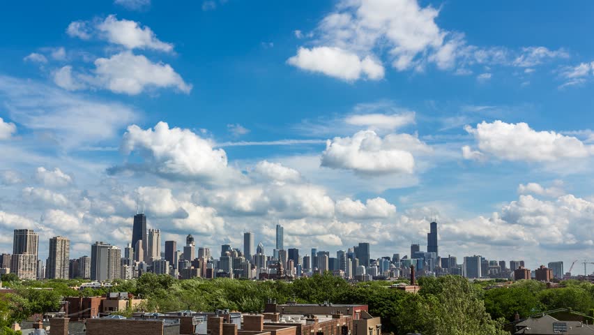 Chicago Skyline City Time Lapse Stock Footage Video 100 Royalty Free Shutterstock