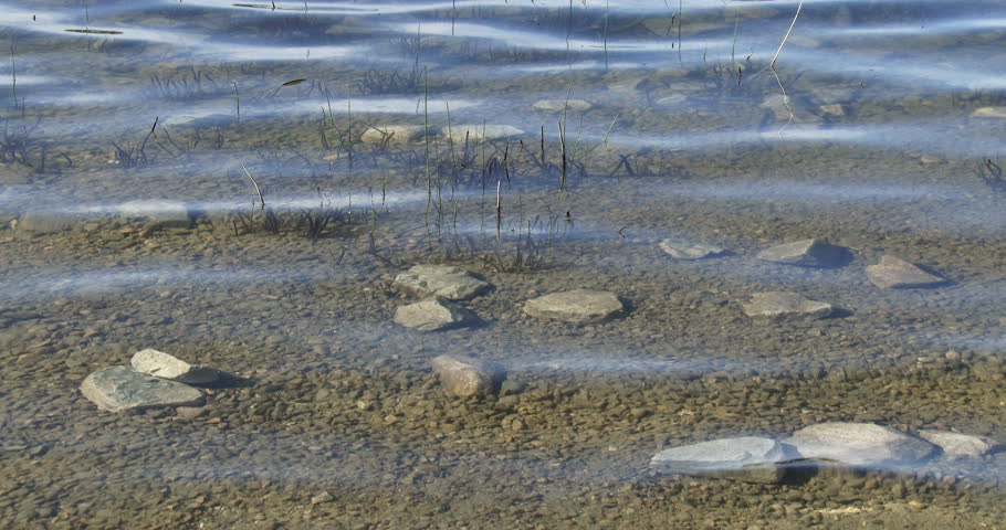 Clear water in Cyprus lake, on the Bruce peninsula in Ontario, Canada
