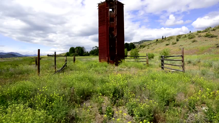 Time lapse of a derelict grain silo