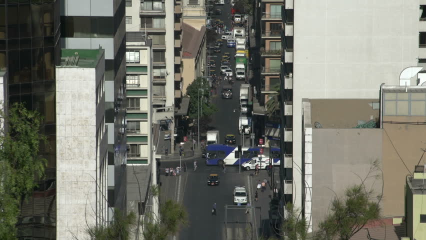 Traffic in Santiago de Chile