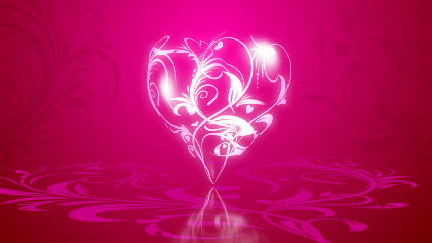 39+ Free heart flower motion background loop