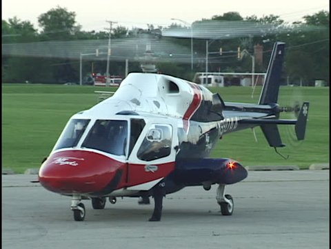 Pilot Enters Medical Helicopter
