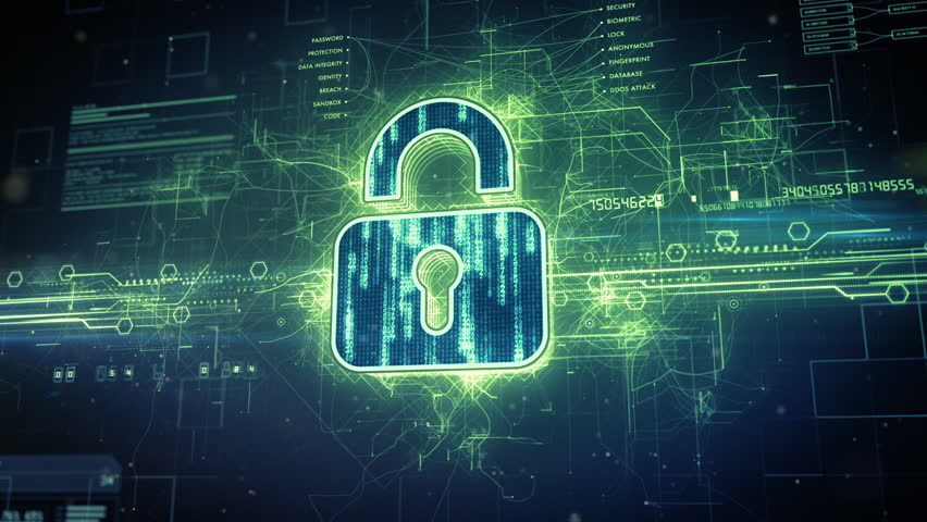 Abstract Animation of a Digital Stock Footage Video (100% Royalty-free