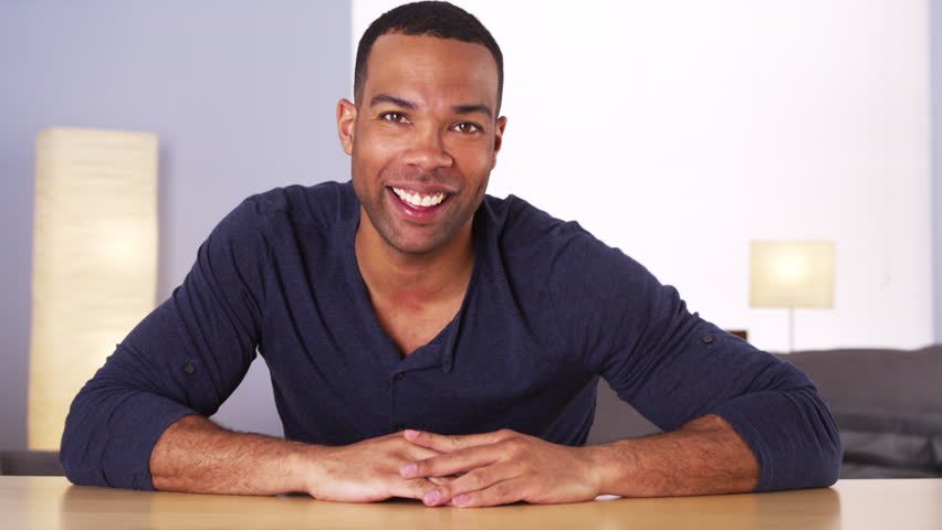 Black Man Smiling Talking And Stock Footage Video 100 Royalty Free 6617174 Shutterstock