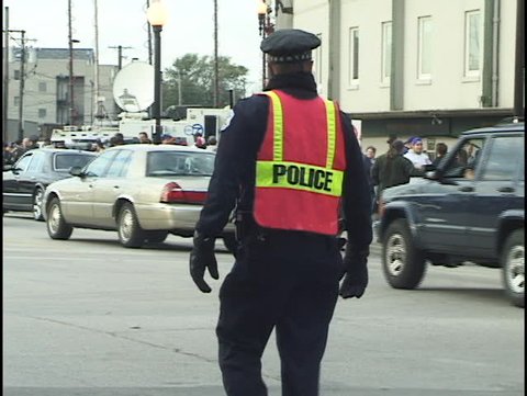 Police Directing Traffic and People 4