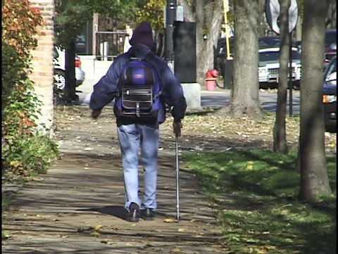 Elderly Man Walking 