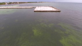 Aerial video of the aids memorial in Key West