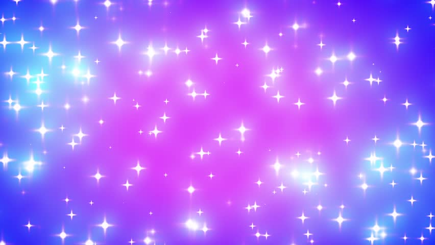 Pink Nebula Looping Glowing Stars Stock Footage Video (100 ...