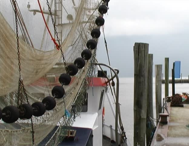 fishing boat in harbor