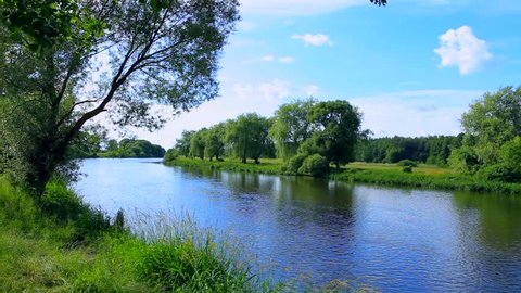 Peaceful Summer Scene On Lancaster Canal Stock Photo 1243050217 ...