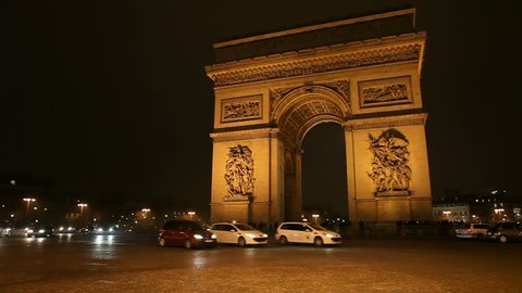 Arc de Triomphe by Night - Paris - France
