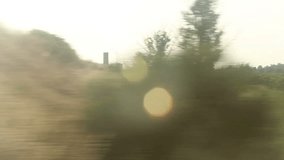 Window View from Car, Bus, Train. Traveling Full HD videos - No 109