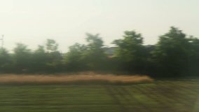 Window View from Car, Bus, Train. Traveling Full HD videos - No 125