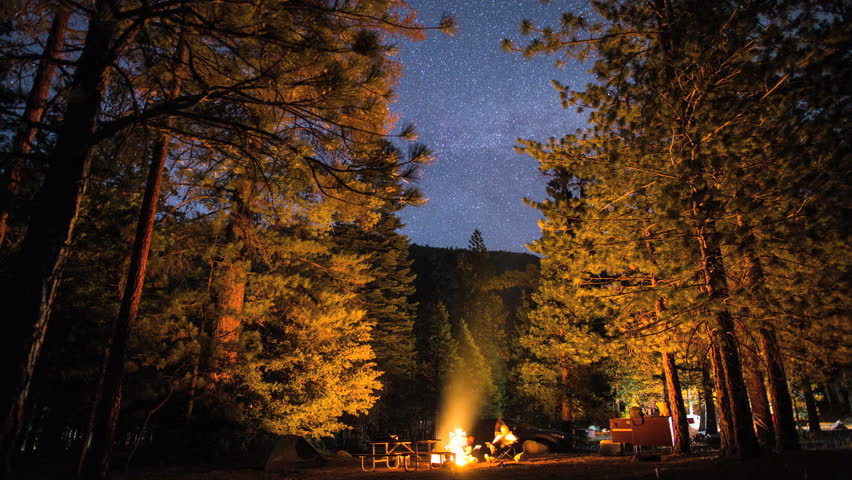Camping Night Sky Timelapse In Video De Stock 100 Libre De Droit Shutterstock