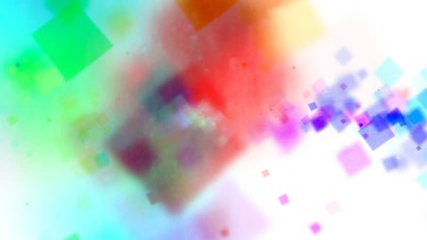 Abstract colorful squares loop Stock Video