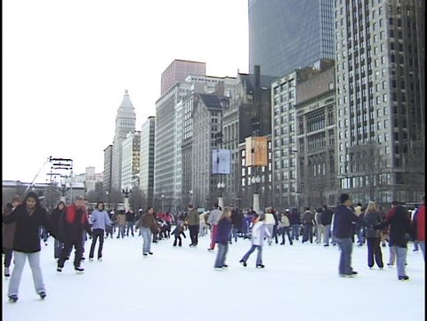 Ice Skating in the City