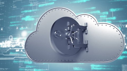 Secure cloud computing concept