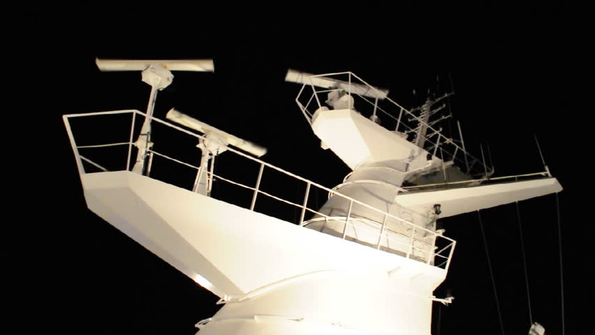 The navigation array on a cruise ship.