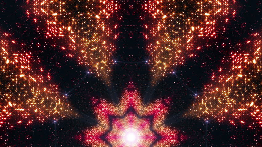 Space Stars Kaleidoscope Stock Footage Video (100% Royalty-free ...