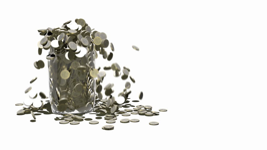 Coins coming out of a jar image - Free stock photo - Public Domain ...