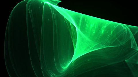 green glowing motion background