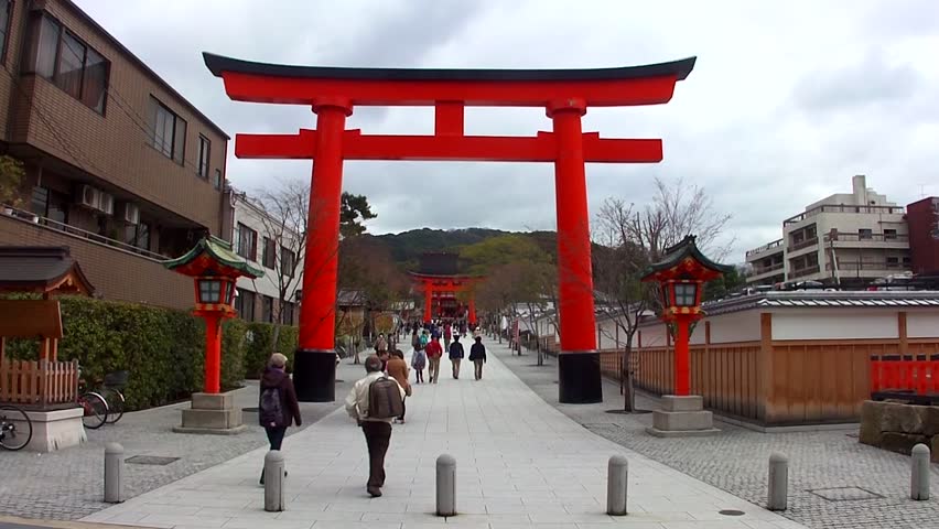 Kyoto Japan March 27 Stock Footage Video 100 Royalty Free Shutterstock