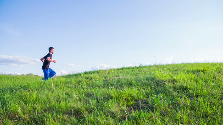 on running wide