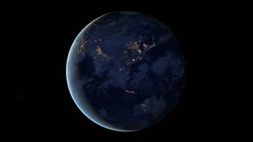 Earth Rotate in full HD 1080p, loopable video.
(courtesy of NASA http://www.jpl.nasa.gov)
