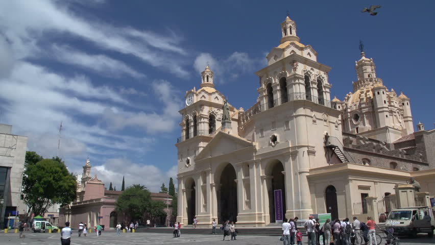 People walking around the The Cathedral of Córdoba
