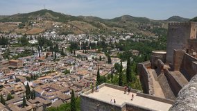 Ancient muslim fortress Alhambra in Granada, Spain.