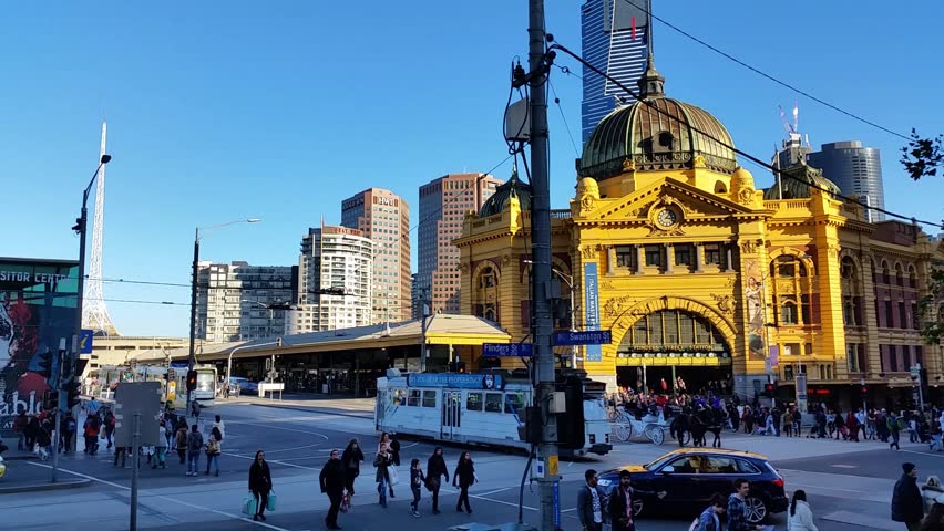 Melbourne City Victoria Australia - Flinders Street station
Establishing shot of Melbourne City Victoria Australia. know for it