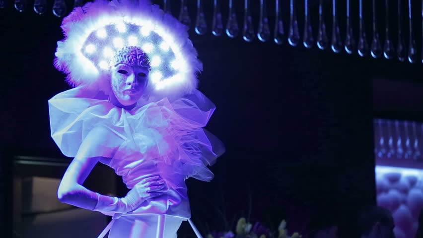 =Woman in Carnival Mask