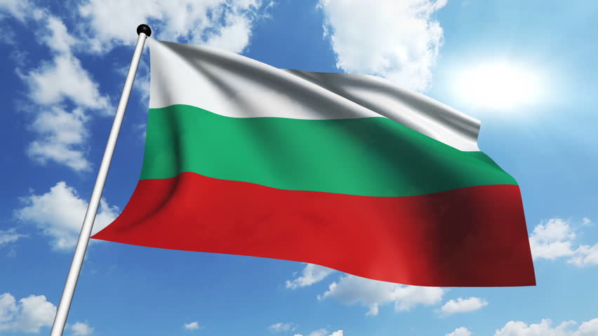 Flag of Bulgaria with Stock Footage Video (100% 6781510 | Shutterstock