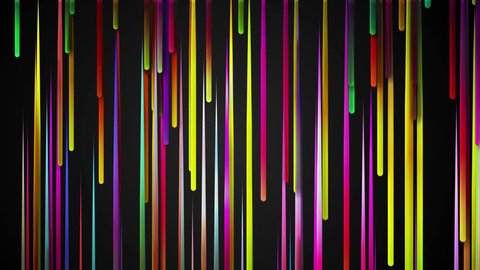 Rain drop Rainbow Line Loop Animation Dark Background  - 4K Resolution Ultra HD (UHD) 