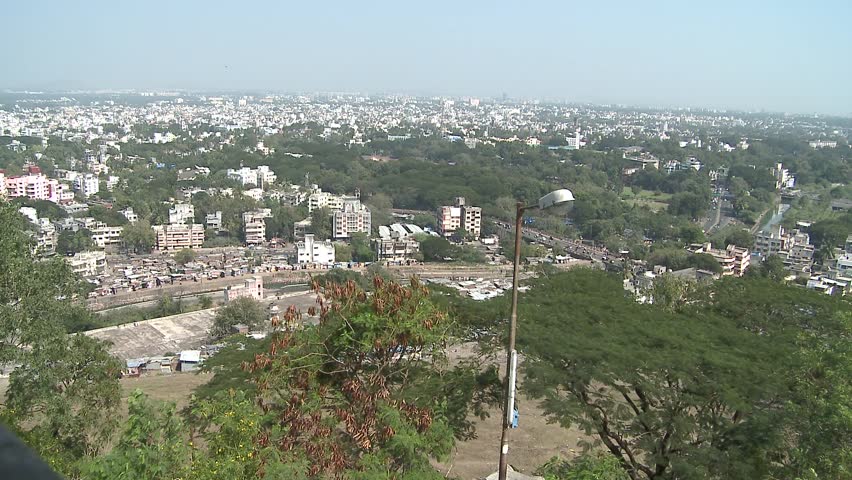 Satellite View Of Pune Aerial View Pune City - Temples Stock Footage Video (100% Royalty-Free)  6802483 | Shutterstock