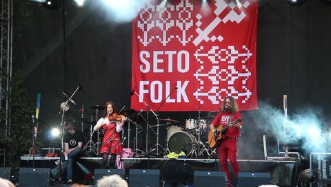 Verska, EEsti- June- 28: Seto Folk festival , june 28, 2014 in Verska, EEsti.
