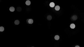 Video 1080p - Blurred white lights and sparkles - loop seamless abstract background